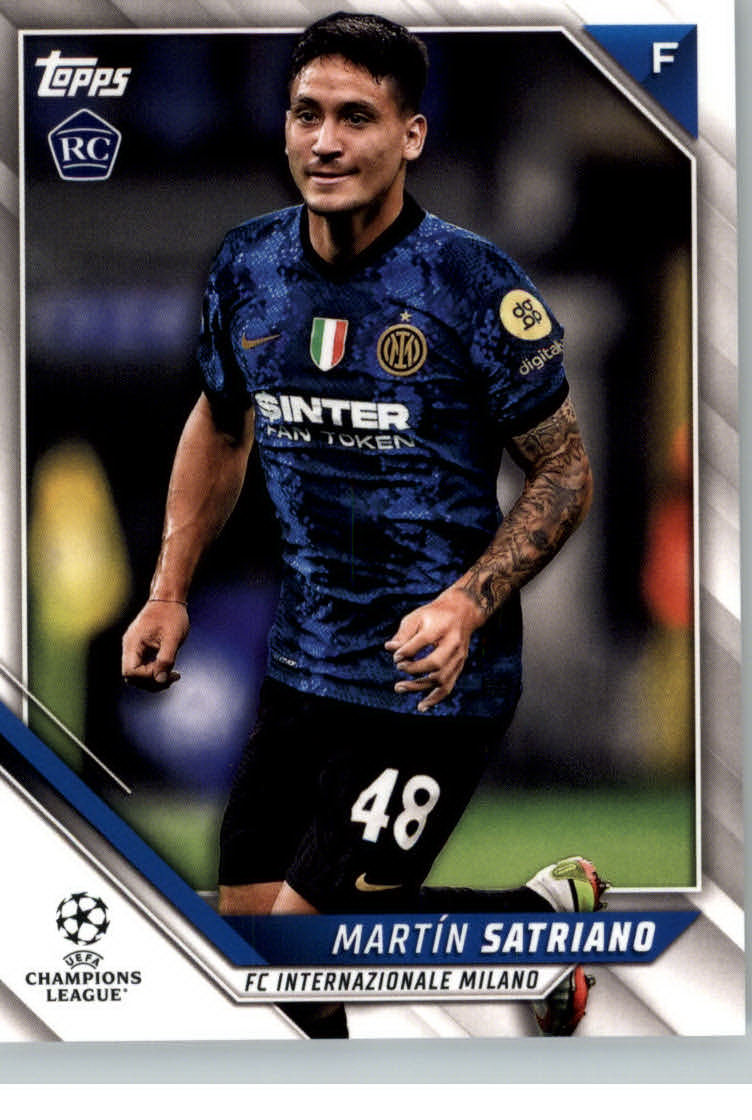 2021-22 TOPPS UEFA CHAMPIONS LEAGUE SOCCER ASSORTED SINGLES U-PICK