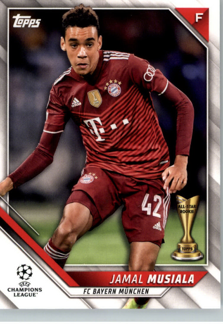 2021-22 TOPPS UEFA CHAMPIONS LEAGUE SOCCER ASSORTED SINGLES U-PICK