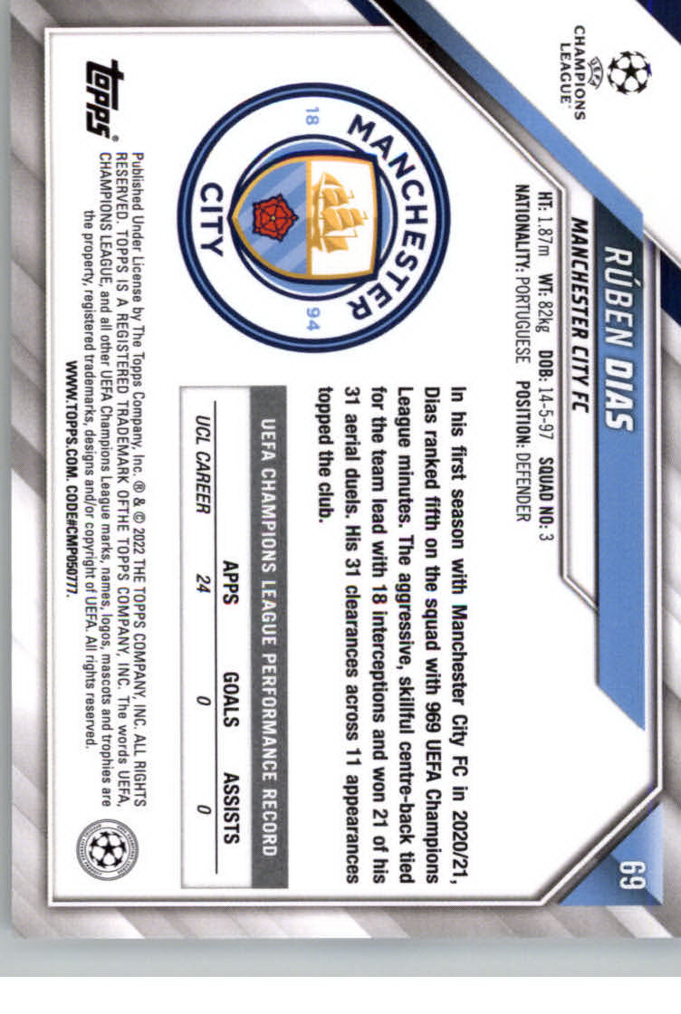 2021-22 TOPPS UEFA CHAMPIONS LEAGUE SOCCER ASSORTED SINGLES U-PICK