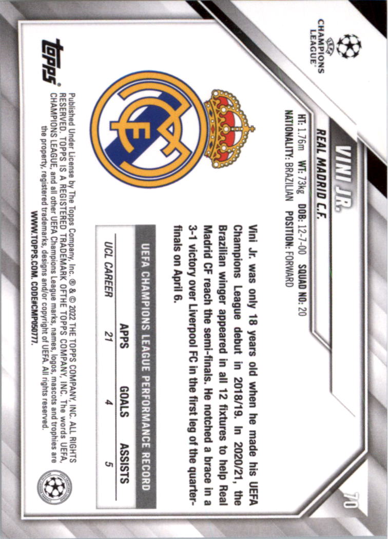 2021-22 Topps UEFA Champions League Soccer Card Pick