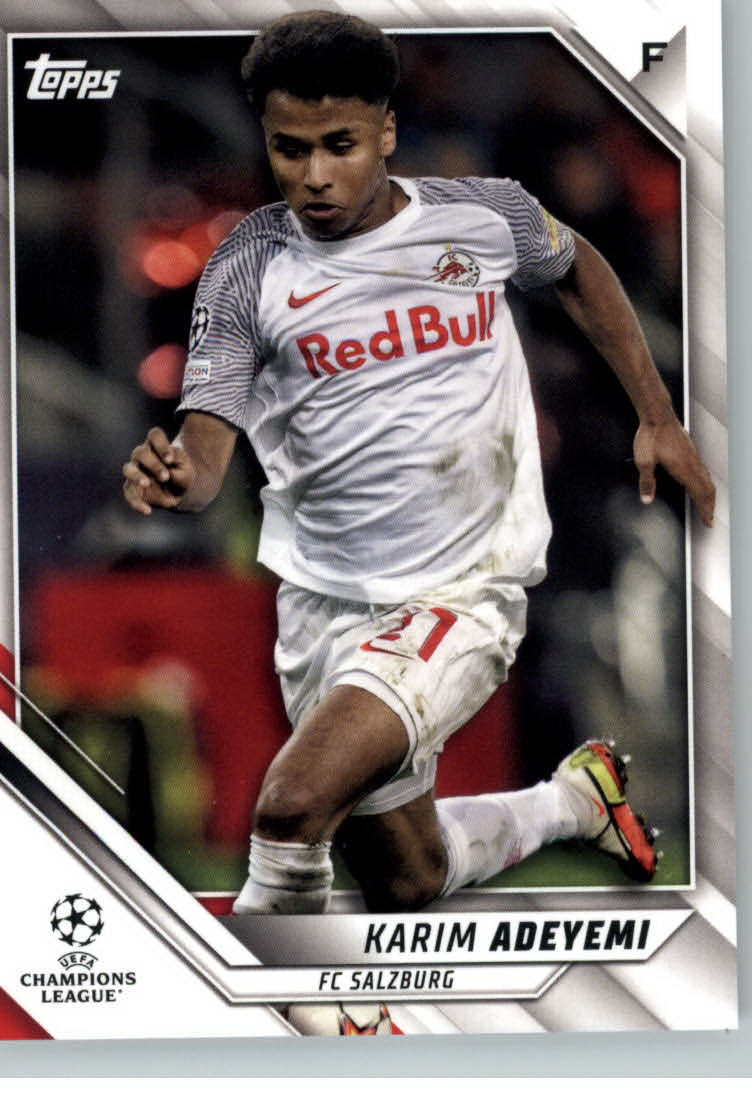 2021-22 TOPPS UEFA CHAMPIONS LEAGUE SOCCER ASSORTED SINGLES U-PICK