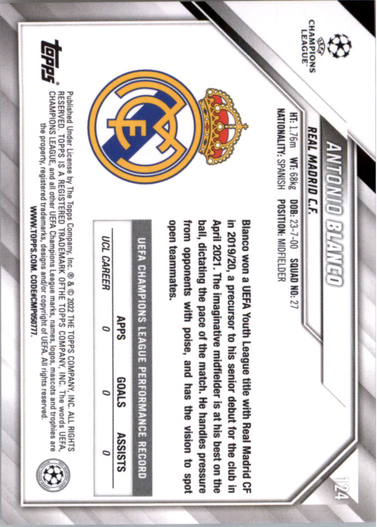 2021-22 Topps UEFA Champions League Soccer Card Pick