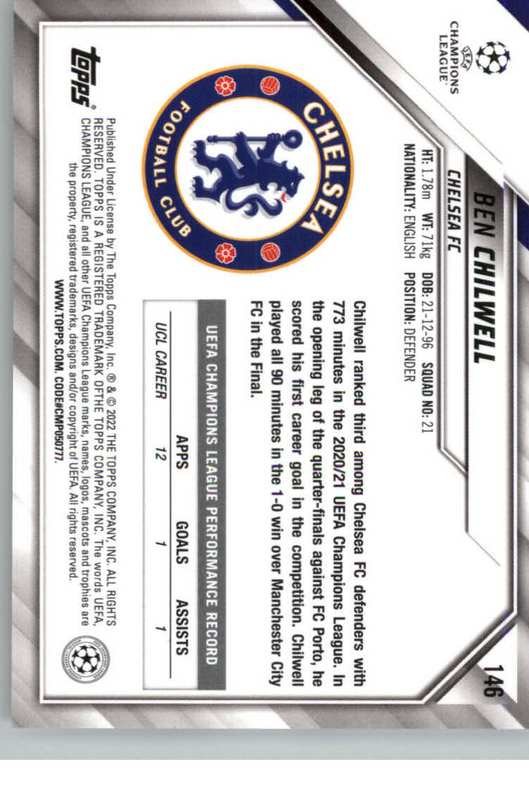 2021-22 TOPPS UEFA CHAMPIONS LEAGUE SOCCER ASSORTED SINGLES U-PICK