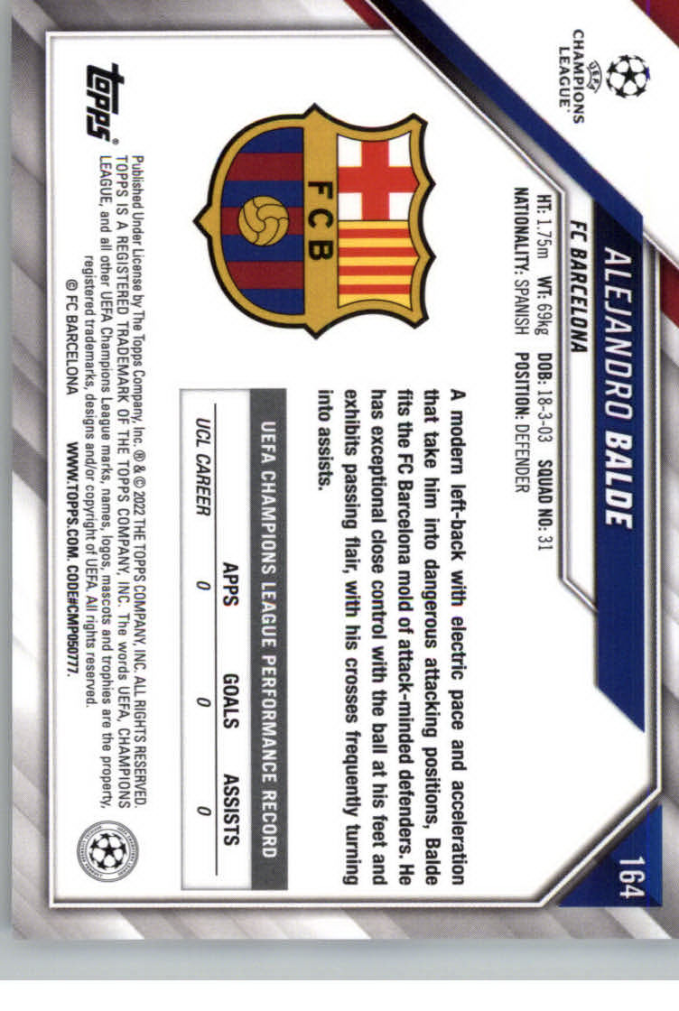 2021-22 TOPPS UEFA CHAMPIONS LEAGUE SOCCER ASSORTED SINGLES U-PICK