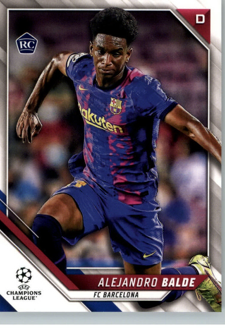 2021-22 TOPPS UEFA CHAMPIONS LEAGUE SOCCER ASSORTED SINGLES U-PICK