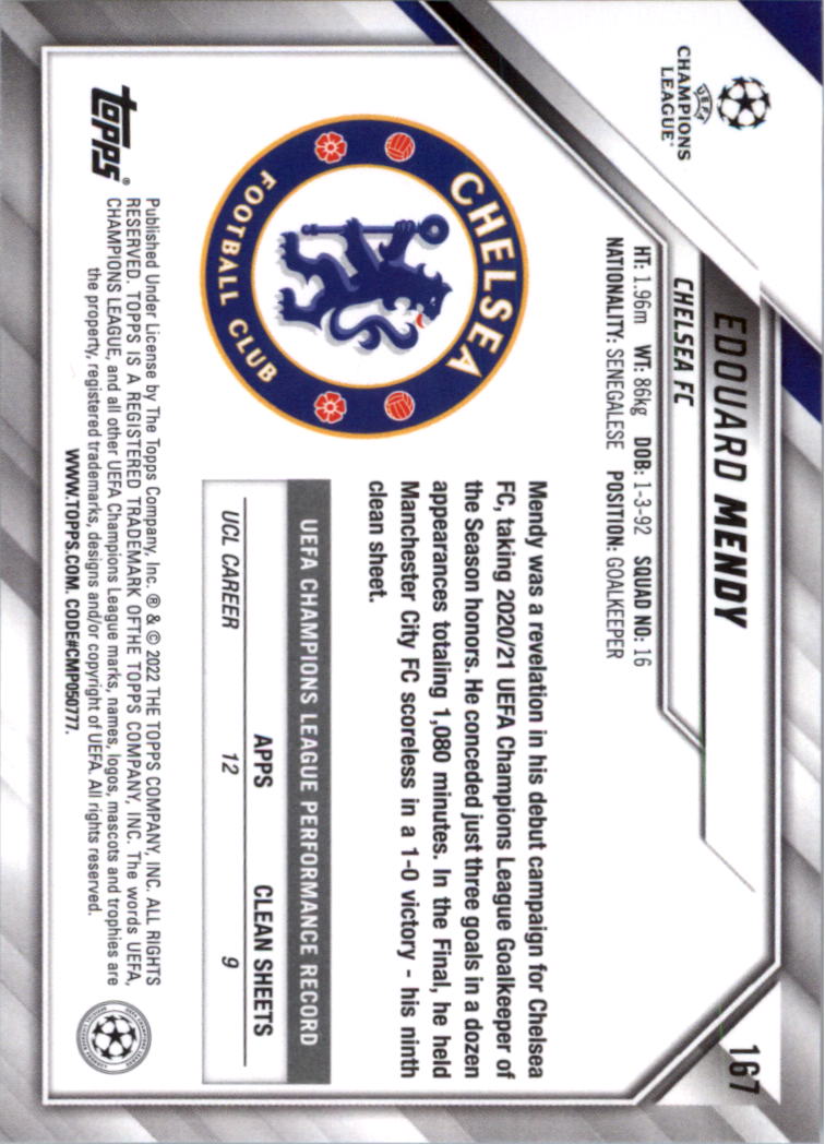 2021-22 Topps UEFA Champions League Soccer Card Pick