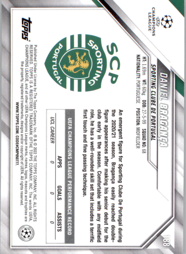 2021/2022 Topps UEFA Champions League Soccer "Main Set" Base Cards #1 to #200 - Picture 345 of 369