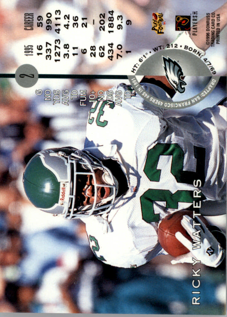 1996 Leaf Football "Red" Parallel Cards - Picture 5 of 363