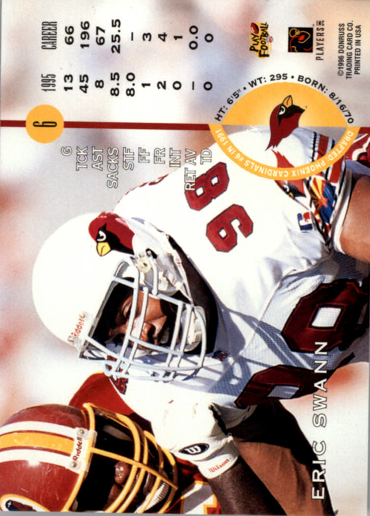 1996 Leaf Football "Red" Parallel Cards - Picture 13 of 363