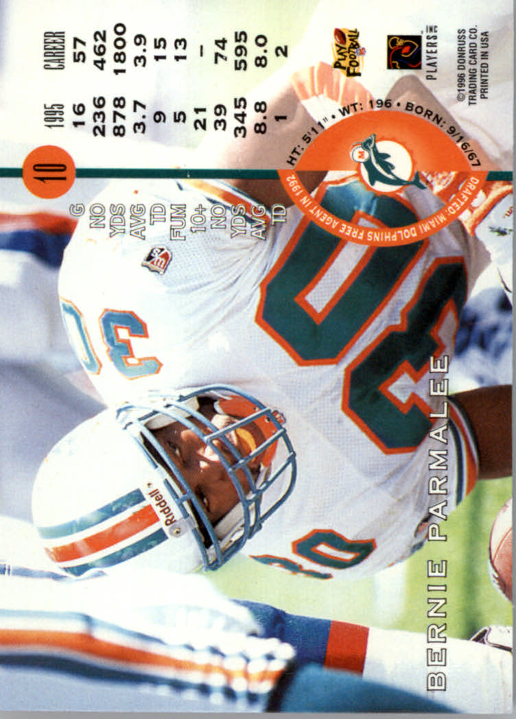 1996 Leaf Football "Red" Parallel Cards - Picture 21 of 363