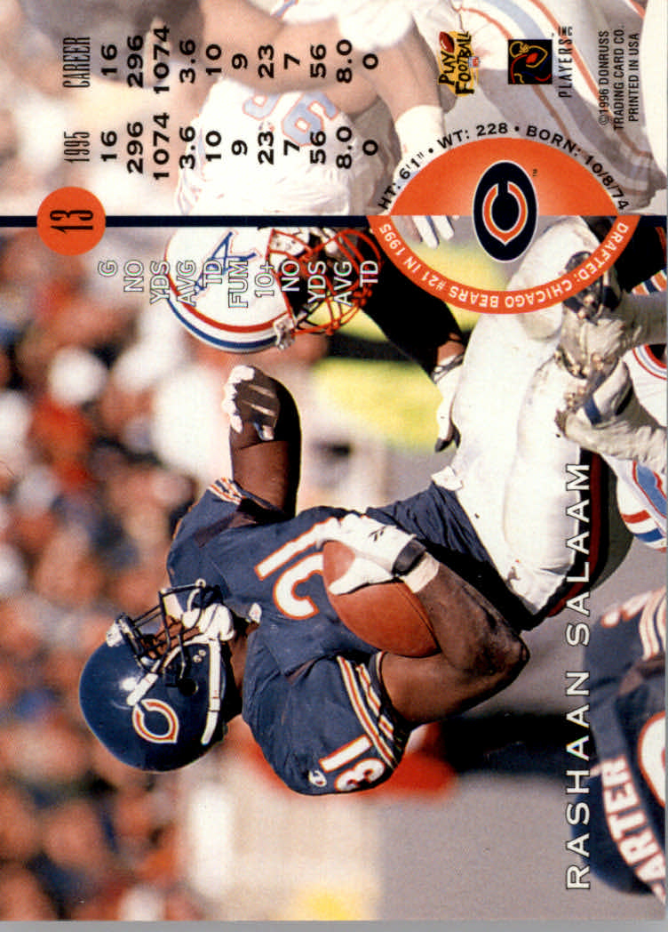 1996 Leaf Football "Red" Parallel Cards - Picture 27 of 363