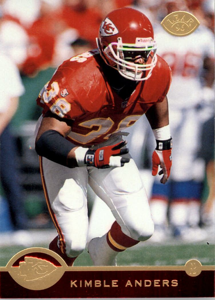 1996 Leaf Football "Red" Parallel Cards - Picture 32 of 363