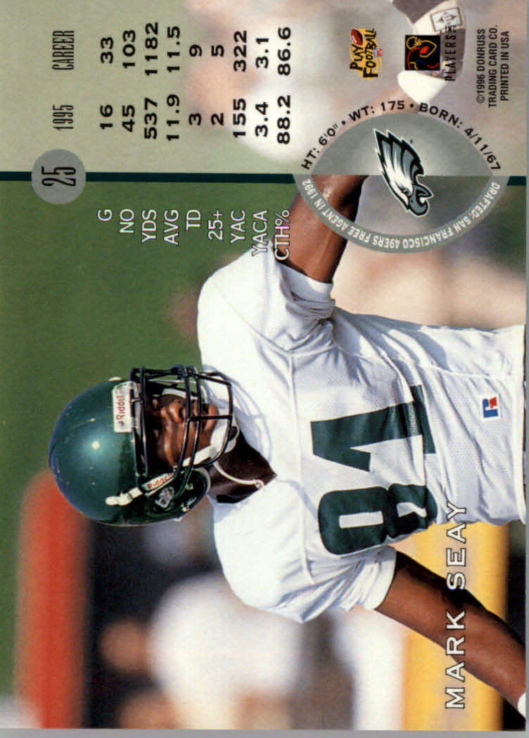 1996 Leaf Football "Red" Parallel Cards - Picture 51 of 363