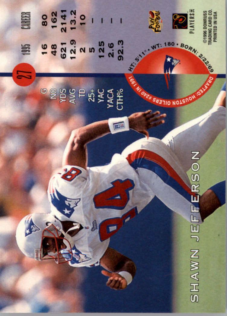 1996 Leaf Football "Red" Parallel Cards - Picture 55 of 363