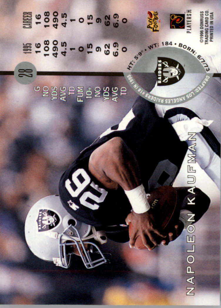 1996 Leaf Football "Red" Parallel Cards - Picture 57 of 363