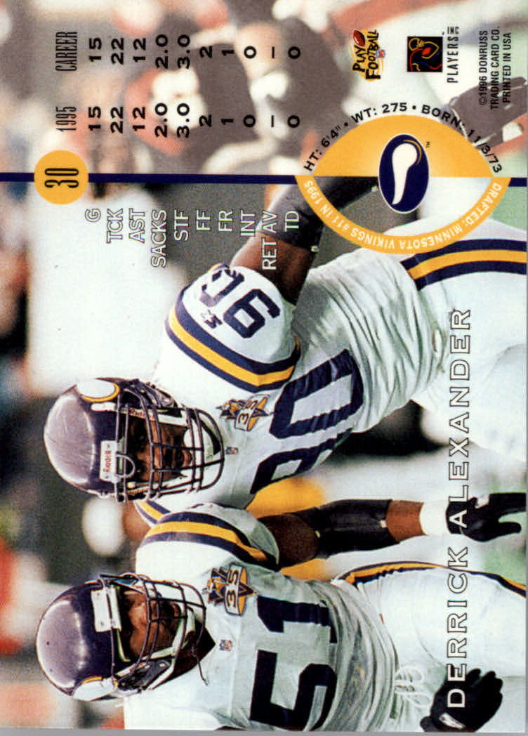 1996 Leaf Football "Red" Parallel Cards - Picture 61 of 363
