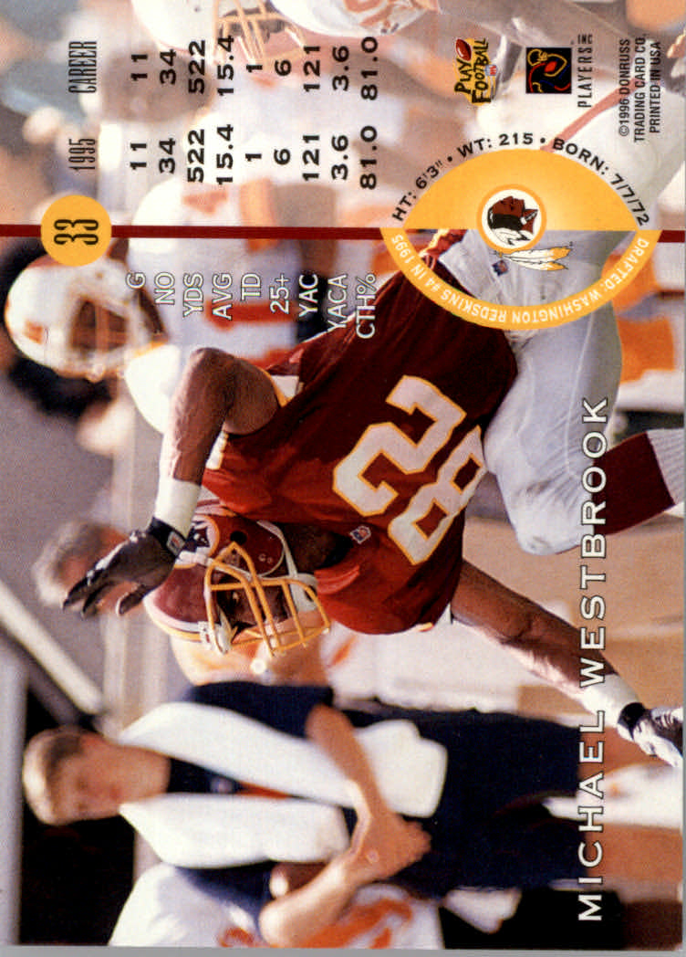 1996 Leaf Football "Red" Parallel Cards - Picture 67 of 363