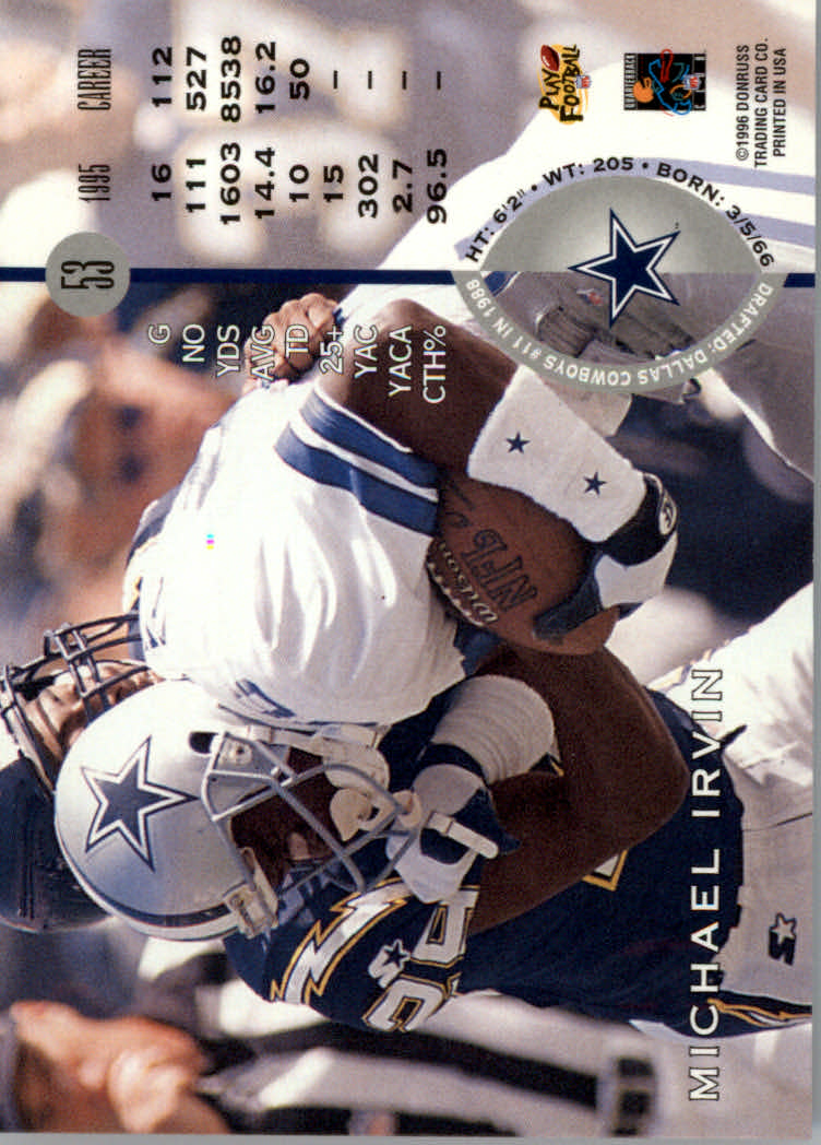 1996 Leaf Football "Red" Parallel Cards - Picture 105 of 363