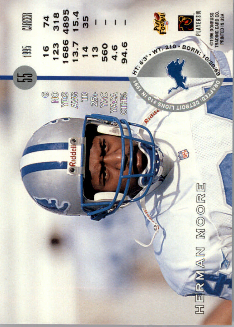 1996 Leaf Football "Red" Parallel Cards - Picture 109 of 363