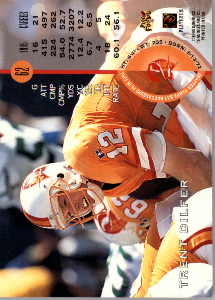 1996 Leaf Football "Red" Parallel Cards - Picture 123 of 363
