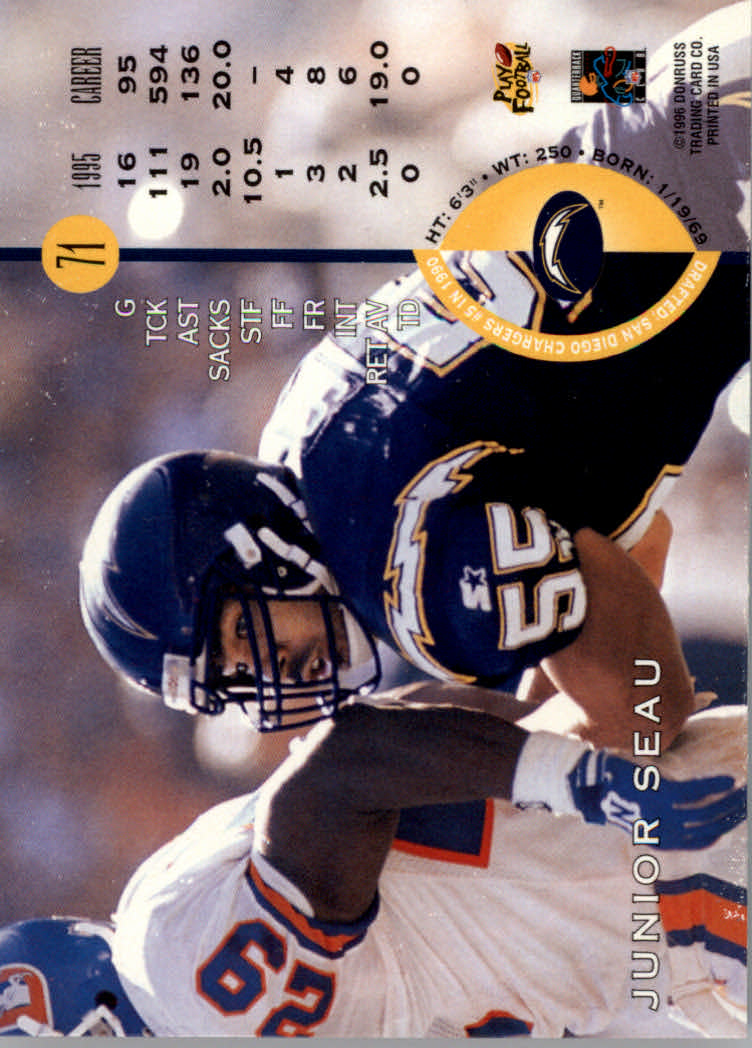 1996 Leaf Football "Red" Parallel Cards - Picture 141 of 363