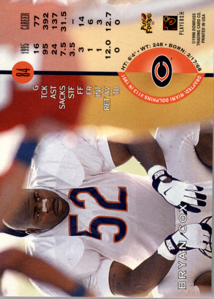 1996 Leaf Football "Red" Parallel Cards - Picture 165 of 363