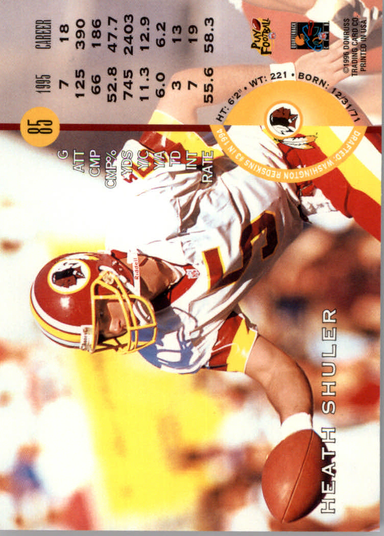1996 Leaf Football "Red" Parallel Cards - Picture 167 of 363