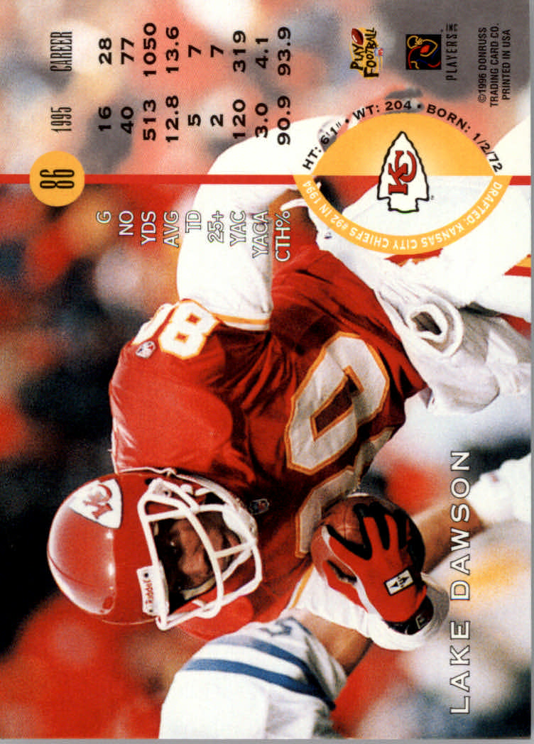 1996 Leaf Football "Red" Parallel Cards - Picture 169 of 363