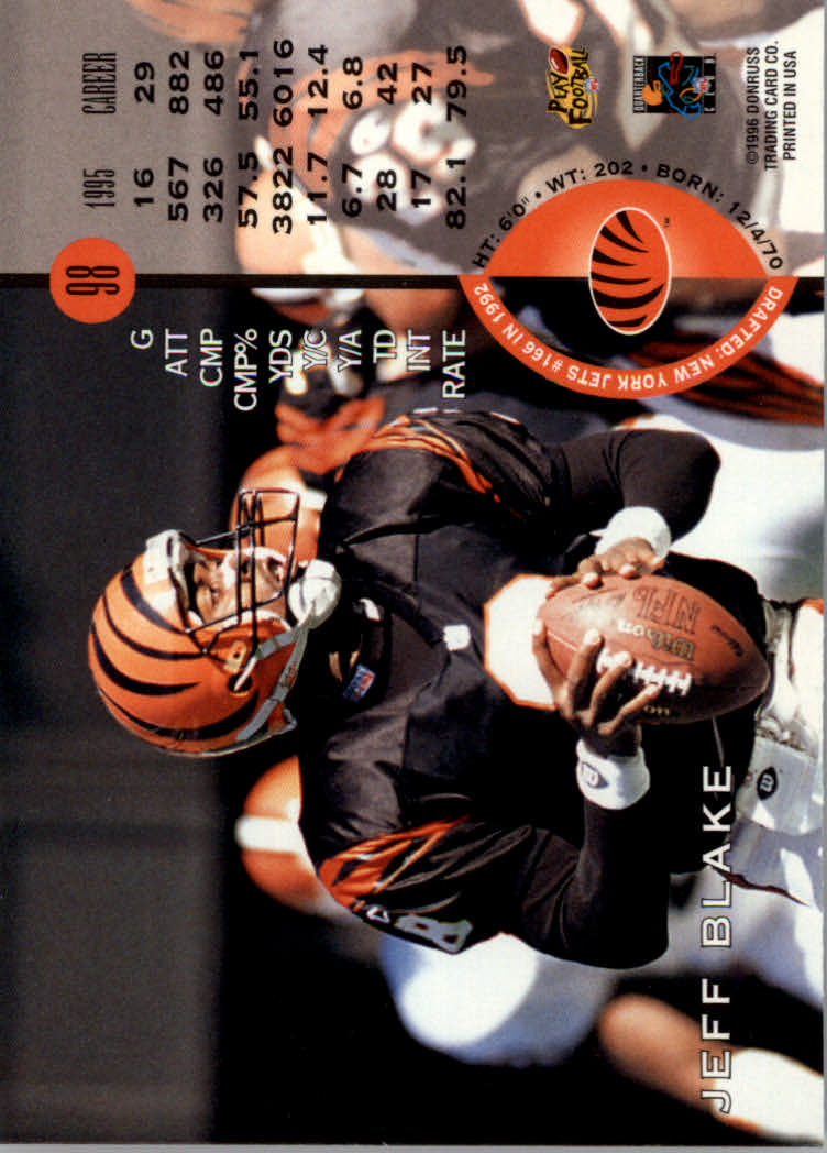 1996 Leaf Football "Red" Parallel Cards - Picture 191 of 363