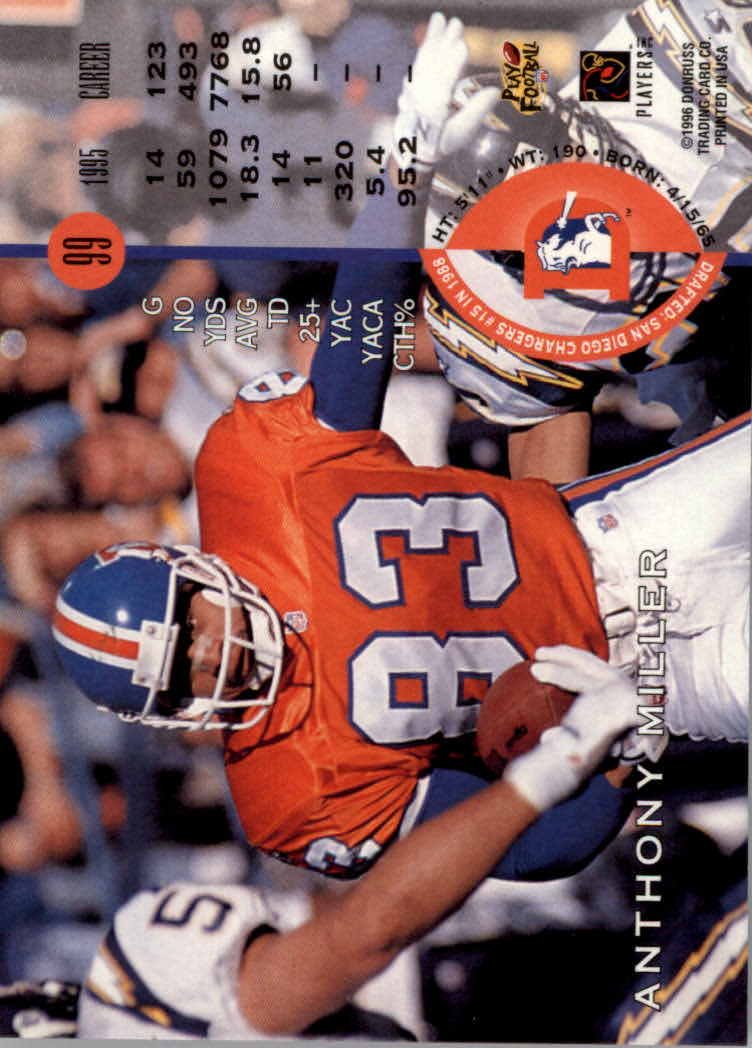 1996 Leaf Football "Red" Parallel Cards - Picture 193 of 363