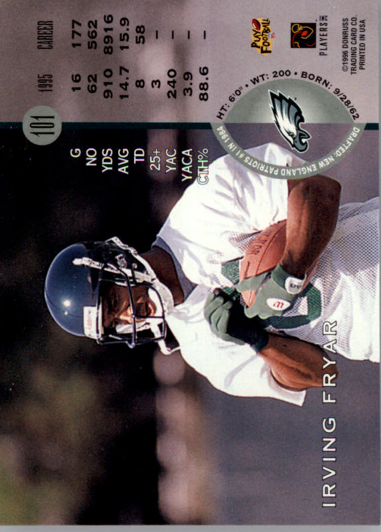 1996 Leaf Football "Red" Parallel Cards - Picture 195 of 363