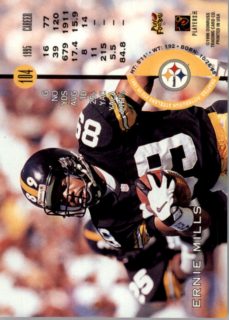1996 Leaf Football "Red" Parallel Cards - Picture 199 of 363