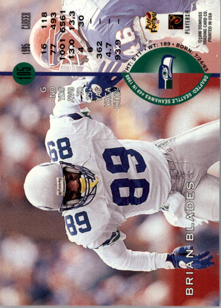 1996 Leaf Football "Red" Parallel Cards - Picture 201 of 363