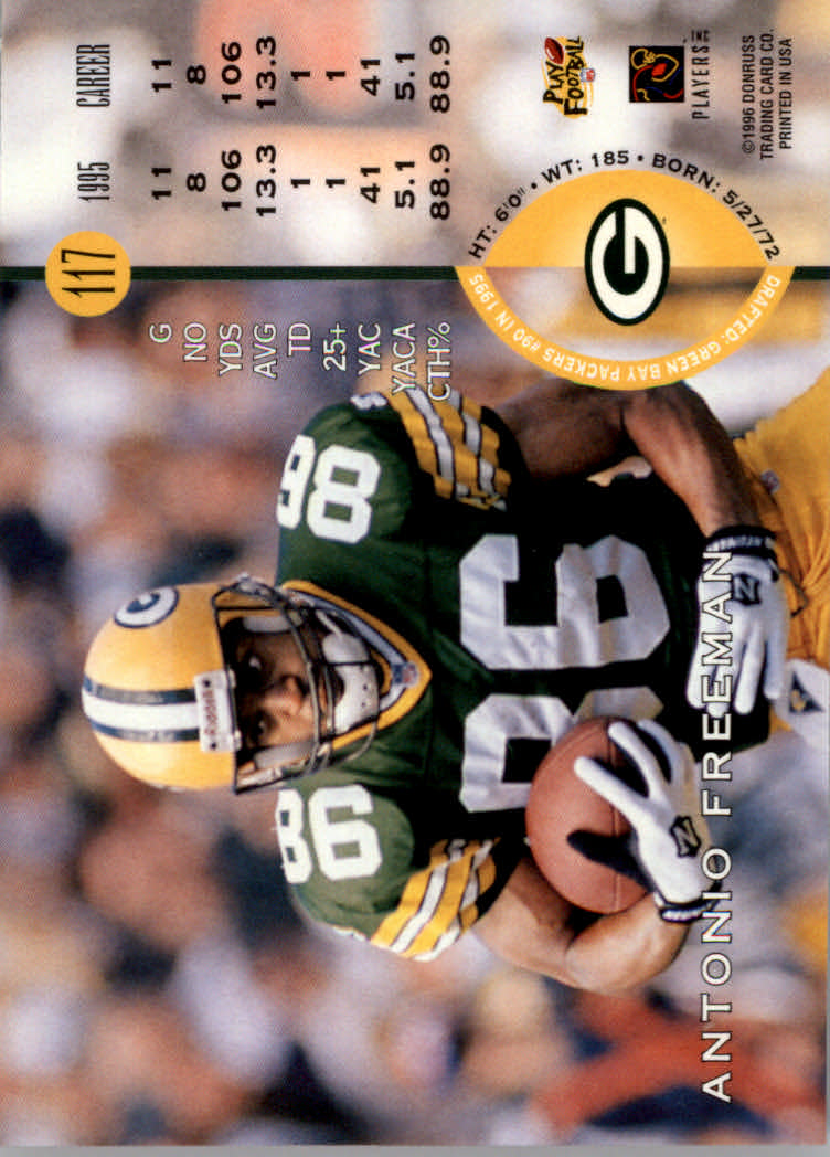 1996 Leaf Football "Red" Parallel Cards - Picture 223 of 363