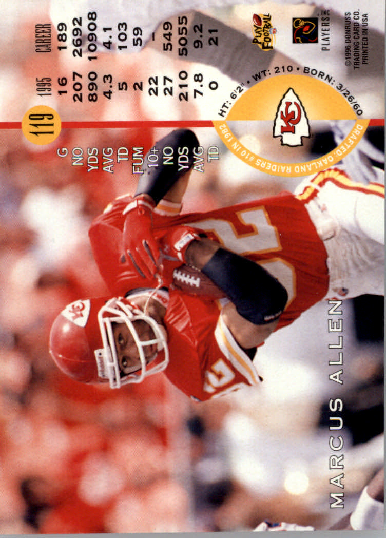 1996 Leaf Football "Red" Parallel Cards - Picture 227 of 363
