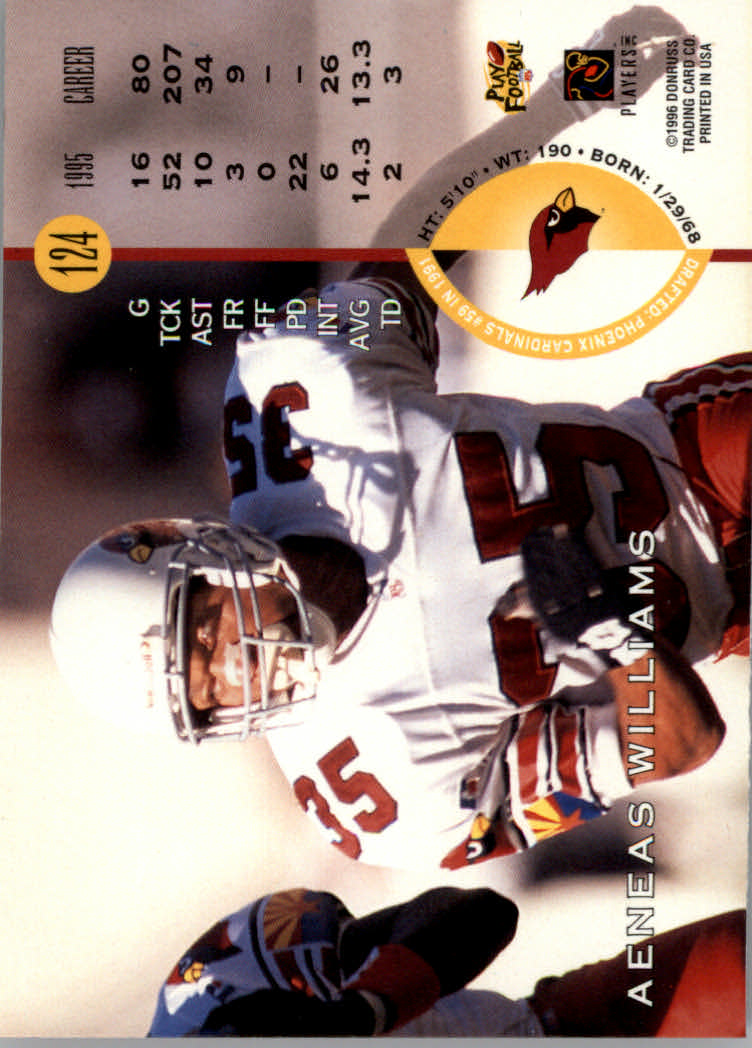 1996 Leaf Football "Red" Parallel Cards - Picture 235 of 363