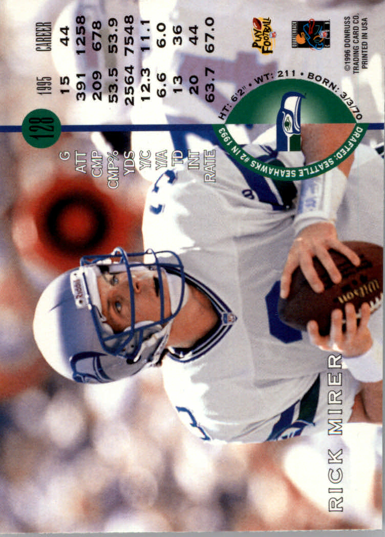 1996 Leaf Football "Red" Parallel Cards - Picture 243 of 363