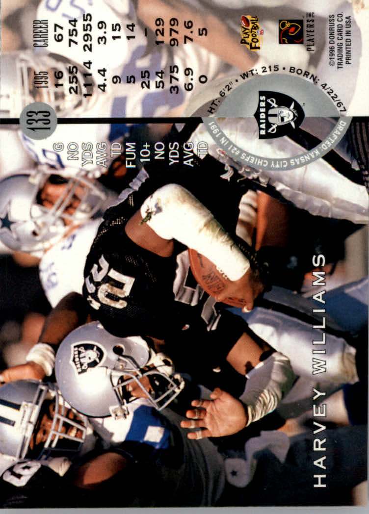 1996 Leaf Football "Red" Parallel Cards - Picture 253 of 363