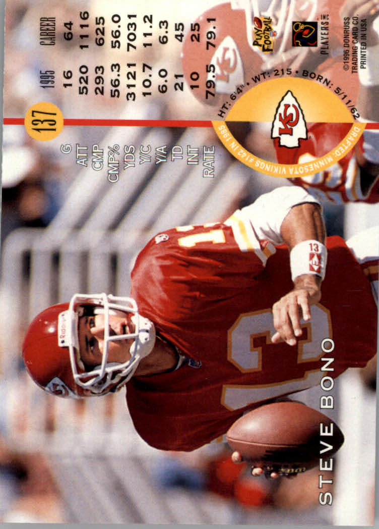 1996 Leaf Football "Red" Parallel Cards - Picture 259 of 363