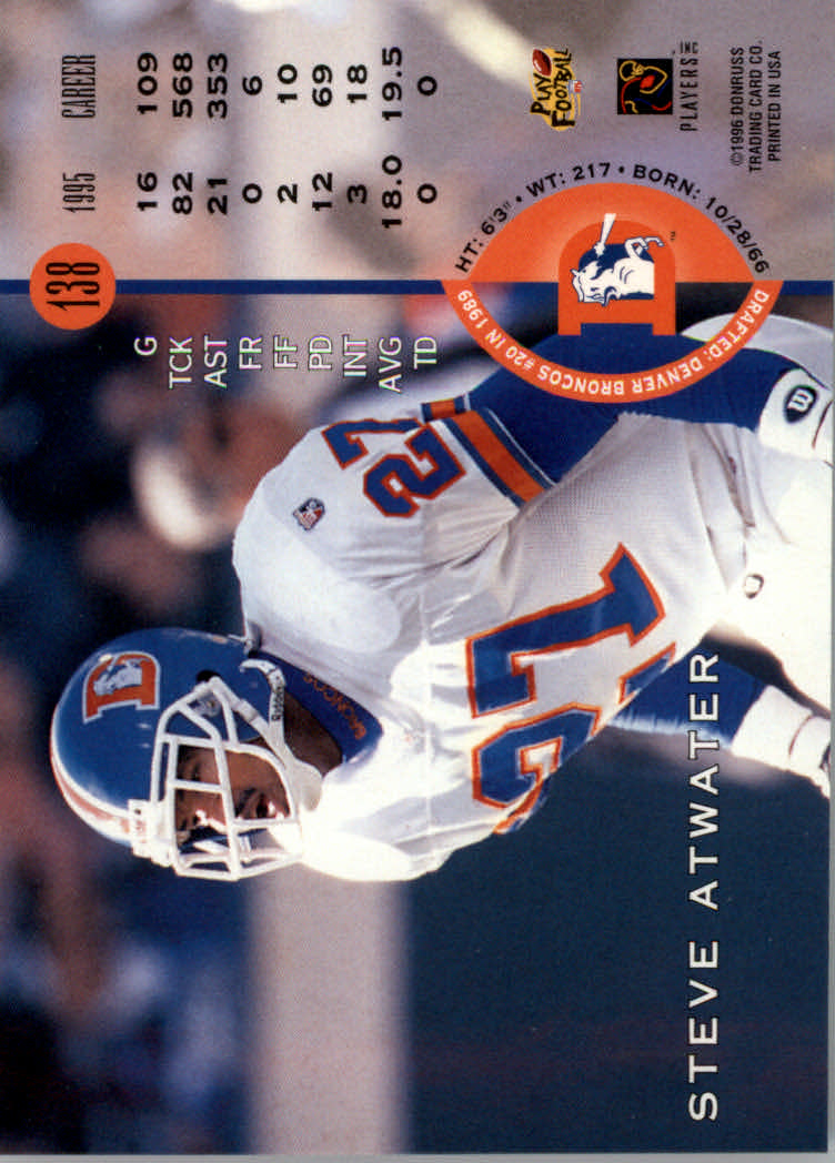 1996 Leaf Football "Red" Parallel Cards - Picture 261 of 363