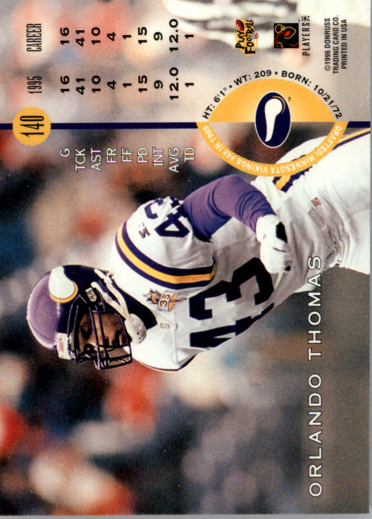 1996 Leaf Football "Red" Parallel Cards - Picture 265 of 363