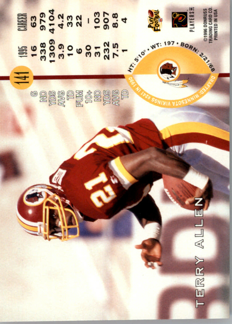 1996 Leaf Football "Red" Parallel Cards - Picture 267 of 363