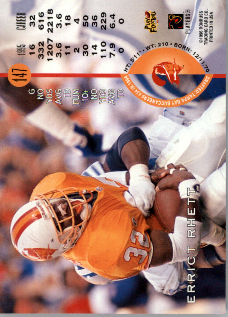 1996 Leaf Football "Red" Parallel Cards - Picture 279 of 363