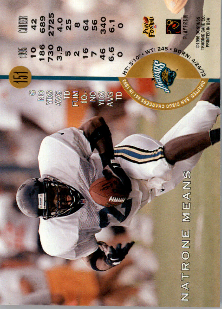 1996 Leaf Football "Red" Parallel Cards - Picture 285 of 363