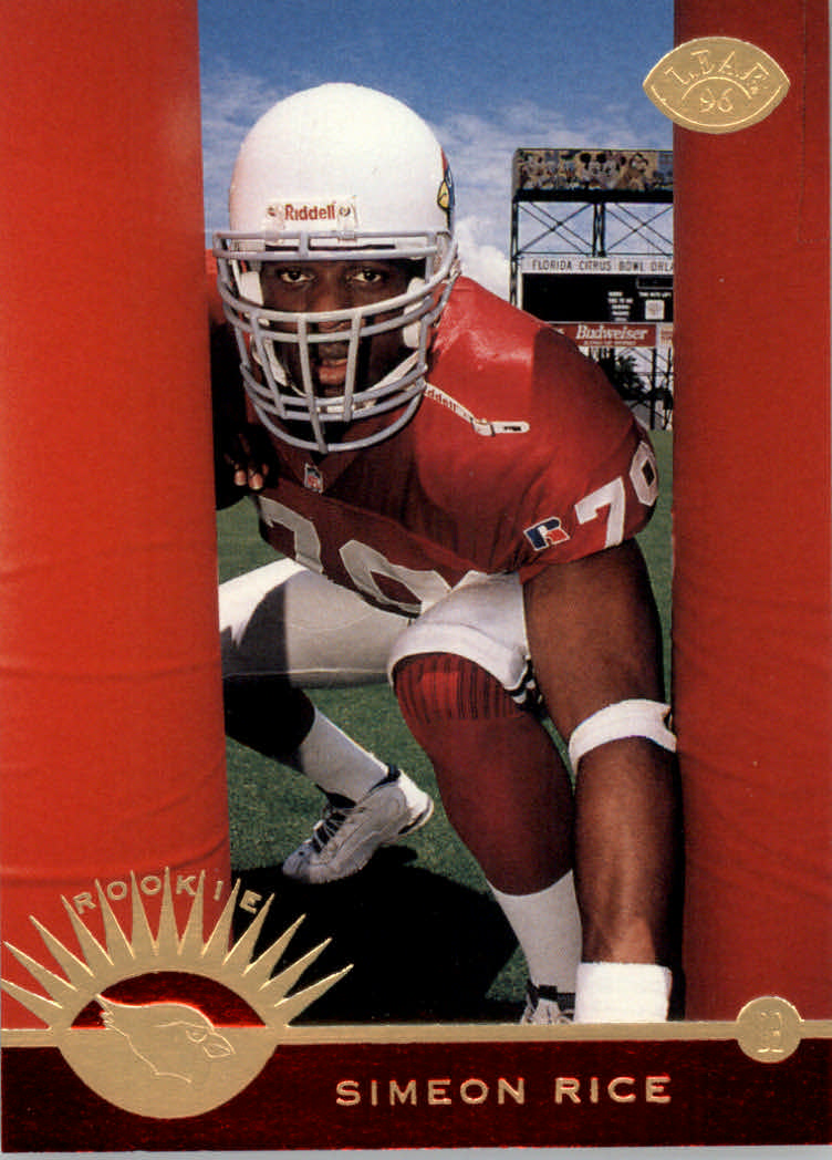 1996 Leaf Football "Red" Parallel Cards - Picture 332 of 363