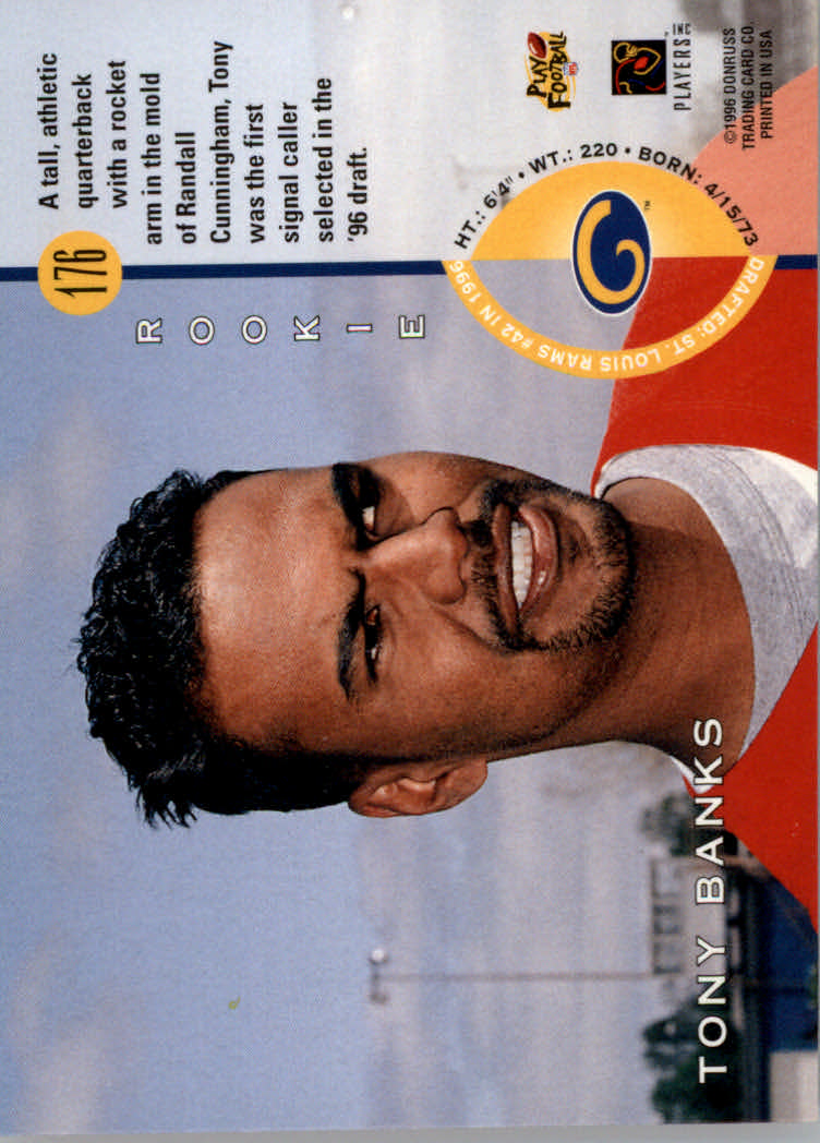 1996 Leaf Football "Red" Parallel Cards - Picture 335 of 363