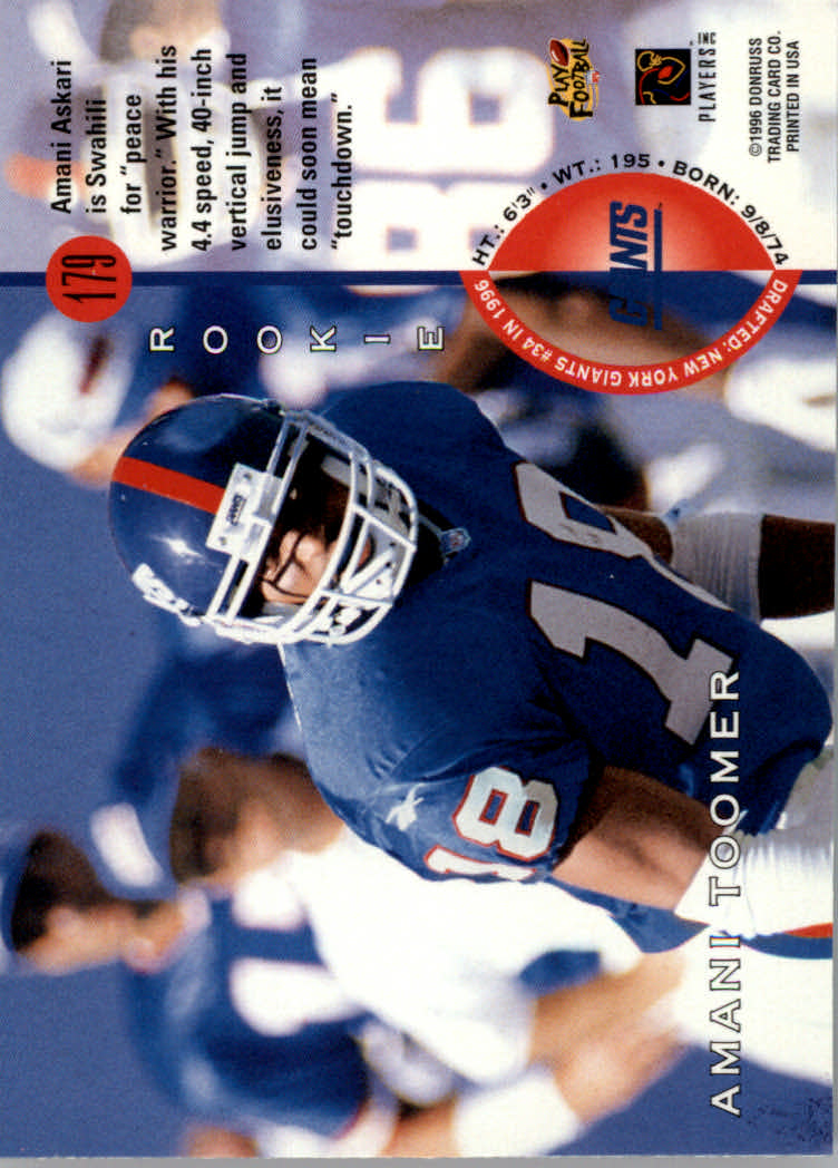 1996 Leaf Football "Red" Parallel Cards - Picture 341 of 363