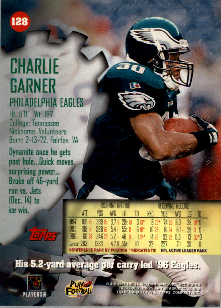 1997 Stadium Club Football "Main Set" Cards #1 to #200 Rookies and Veterans - Picture 214 of 334