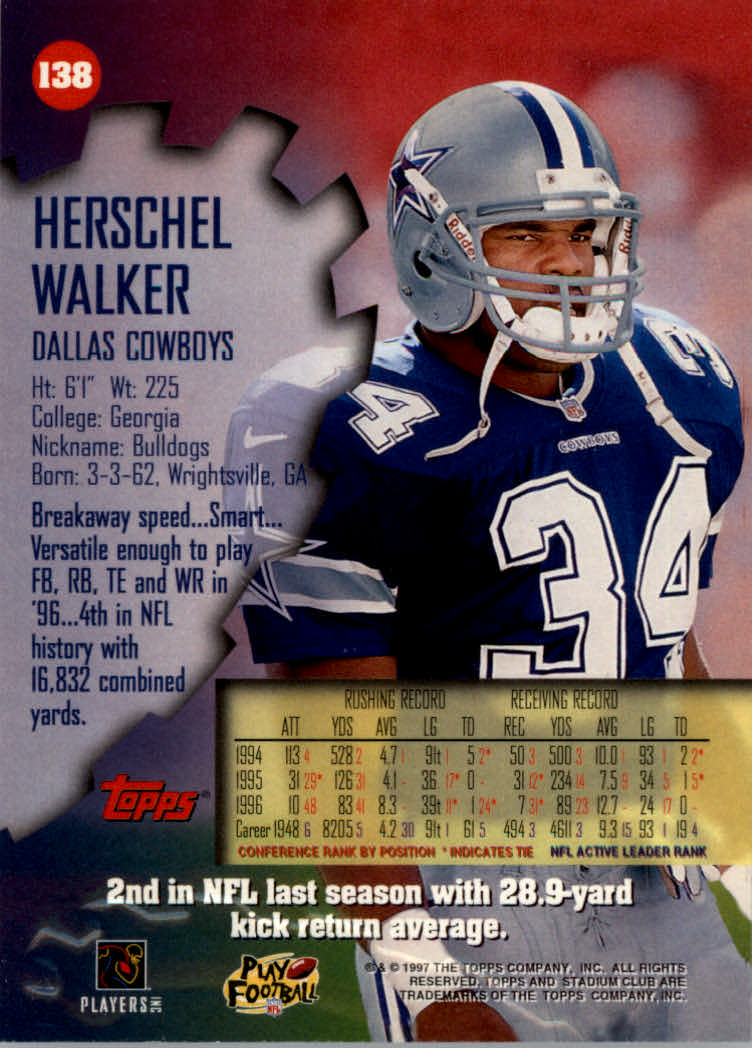 1997 Stadium Club Football "Main Set" Cards #1 to #200 Rookies and Veterans - Picture 233 of 334