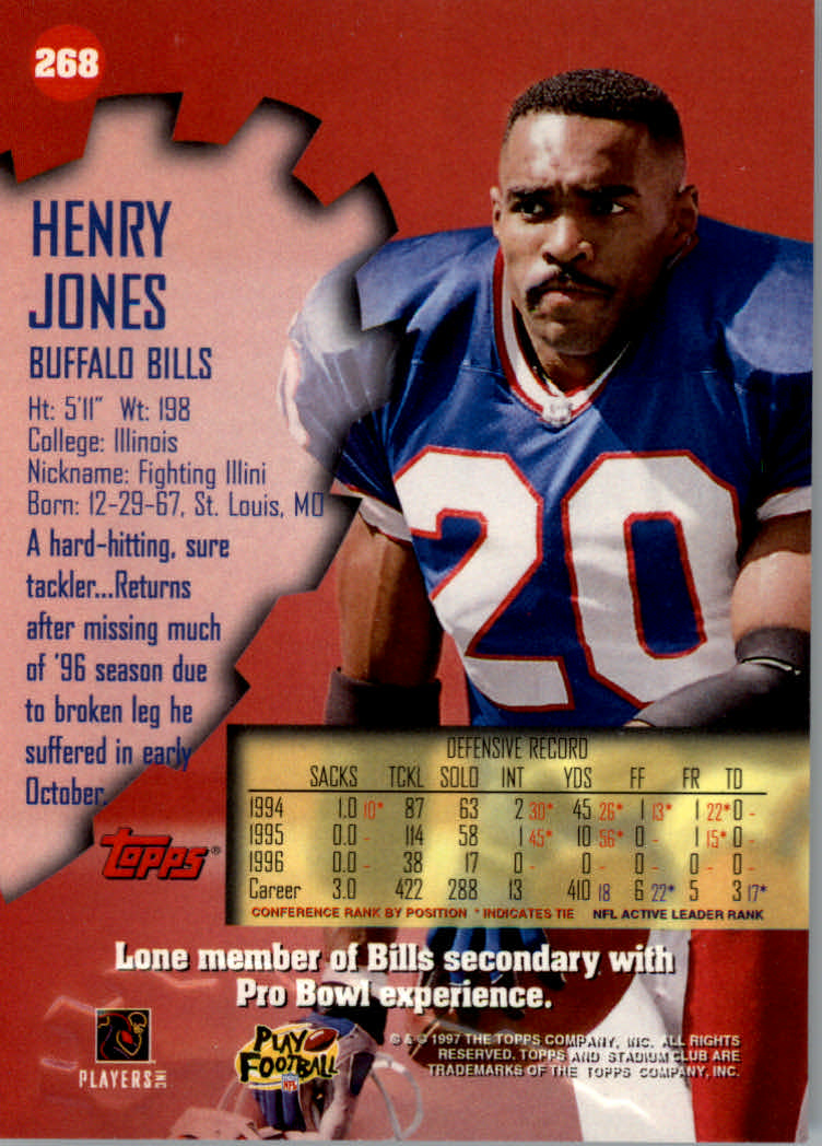 1997 Stadium Club Football "Main Set" Cards #201 to Checklists Rookies and Vets - Picture 110 of 252